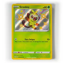 Pokemon - Grookey - SV004/SV122 - SWSH Shining Fates - Shiny Vault Card - Image 1