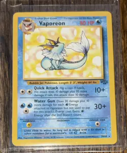 1999 Pokemon Jungle Set VAPOREON 28/64 Non Holo Vintage NM - Image 1