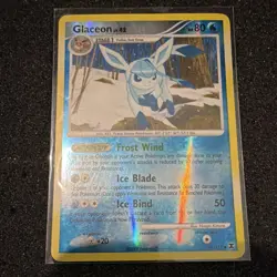Pokemon Glaceon 41/111 Rising Rivals Reverse Holo Uncommon Stage 1 80HP Ice Bind - Image 1