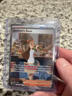 Pokemon TCG Jasmine's Gaze Full Art Holo Trainer Surging Sparks #245/191 - Image 1