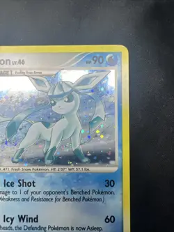 Glaceon 20/100 - Diamond Pearl Majestic Dawn Holo Cosmos Rare Pokemon - LP - Image 3