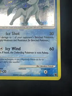 Glaceon 20/100 - Diamond Pearl Majestic Dawn Holo Cosmos Rare Pokemon - LP - Image 4