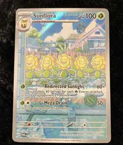Pokemon Sunflora 169/167 Twilight Masquerade Illustration Rare (NM) - Image 2