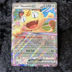 Pokemon Meowth EX 062/088 Double Rare Pokemon Perfect Order NM - Image 2