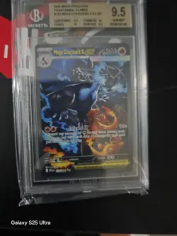 Pokemon TCG Mega Charizard X EX 125: Phantasmal Flames EX Gem Mint Beckett 9.5 - Image 2