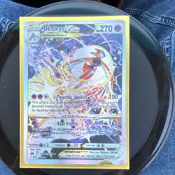 Pokemon TCG Deoxys VSTAR GG46/GG70 Crown Zenith Ultra Rare Full Art Holo - Image 1