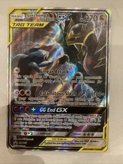 Pokemon TCG Garchomp & Giratina Tag Team SM193 Black Star Promo - Image 1
