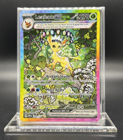 Pokemon Leafeon ex 144/131 Scarlet & Violet SV: Prismatic Evolutions - NEAR MINT - Image 1