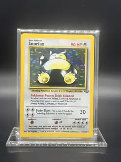 Pokemon Snorlax 11/64 – Jungle – Holo Rare – Moderate Play - Image 1