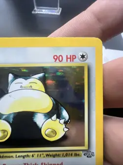 Pokemon Snorlax 11/64 – Jungle – Holo Rare – Moderate Play - Image 5