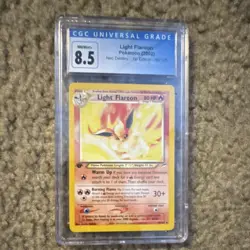 Pokemon Light Flareon Neo Destiny 1st Edition 46/105 CGC 8.5 2002 80 HP - Image 1