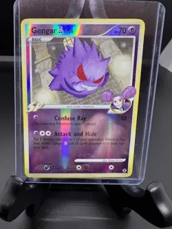 Pokemon TCG Rising Rivals Gengar GL 40/111 Reverse Holo Rare 2009 - Image 1