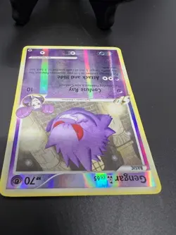 Pokemon TCG Rising Rivals Gengar GL 40/111 Reverse Holo Rare 2009 - Image 4