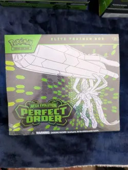 Pokemon TCG Perfect Order ETB, Brand New Sealed dent on corner - Image 1