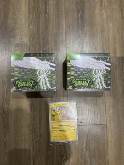 Pokemon Perfect Order ETB X2 With Jumbo Promo Sealed Brand New Condition - Image 1