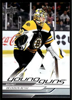 Brandon Bussi 2024-25 Upper Deck Young Guns #493 Rookie Boston Bruins - Image 1