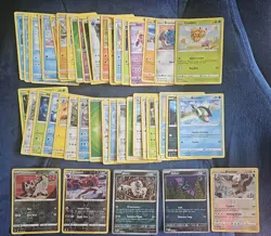 45X POKEMON TCG CARDS INC 5X REVERSE HOLO SWORD SHIELD MIXED LOT - Image 1
