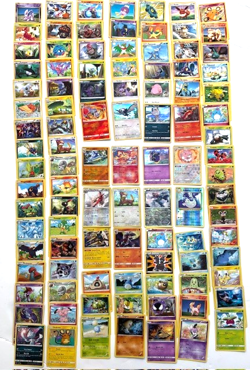 Pokemon TCG 112 Cards Bundle – 12 Holo, Rare & Common Starter Lot - Image 1