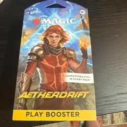 Magic The Gathering Aetherdrift sleeved Play Booster 14 Card Pack - Image 1