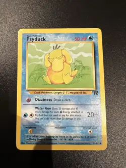 Psyduck 65/82 Team Rocket Unlimited 2000 Pokemon Card Common NM - Image 1