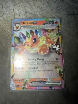 Flareon ex Prize Pack Series 7 PRE 014/131 Pokemon TCG NM - Image 1