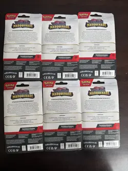 Pokemon TCG Twilight Masquerade Single Pack Blister Set Of 6 (3 Pupitar/3 Toxel) - Image 2