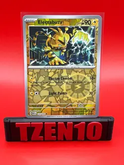Electabuzz Reverse Holo MP 125/165 Scarlet & Violet 151 Pokemon TCG Card (MP) - Image 1