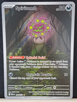 Spiritomb 148/132 Me01: Mega Evolution Holo Illustration Rare Pokemon TCG NM/MT - Image 2