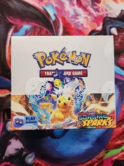 Pokemon Scarlet & Violet—Surging Sparks Booster Box English 2024 Sealed - Image 1