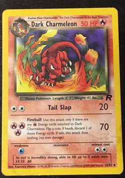 Pokemon - Dark Charmeleon - Team Rocket - W Stamp 32/82 WOTC - Image 1