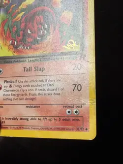 Pokemon - Dark Charmeleon - Team Rocket - W Stamp 32/82 WOTC - Image 3