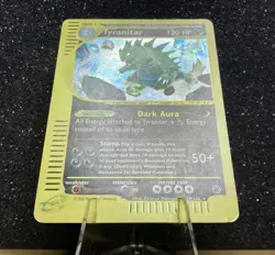 Tyranitar 29/165 ~ Holo *Swirl* Expedition Base Set 2002 MP Vintage Pokemon TCG - Image 4
