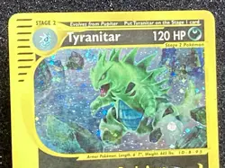 Tyranitar 29/165 ~ Holo *Swirl* Expedition Base Set 2002 MP Vintage Pokemon TCG - Image 5