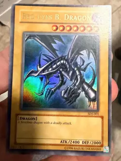 Red-Eyes B. Dragon LOB 070 - Yugioh - Unlimited Ultra Rare (Excellent condition - Image 3