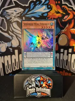 Speedroid Wing Synchron SUDA-EN007 Super Rare 1st Edition YuGiOh - Image 1