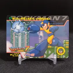 Thunder Strike No.8 Rockman 7 Bandai Carddass CAPCOM Japan Card Vintage #R652 - Image 1