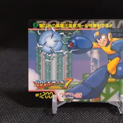 Thunder Strike No.8 Rockman 7 Bandai Carddass CAPCOM Japan Card Vintage #R652 - Image 2
