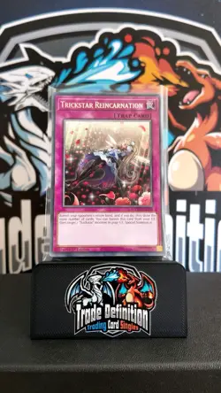 MZTM-EN108 Trickstar Reincarnation : Rare 1st Ed YuGiOh Card - Image 1