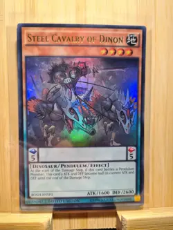 Steel Cavalry of Dinon BOSH-ENSP1 Ultra Rare Limited Edition YuGiOh - Image 1
