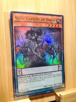 Steel Cavalry of Dinon BOSH-ENSP1 Ultra Rare Limited Edition YuGiOh - Image 2