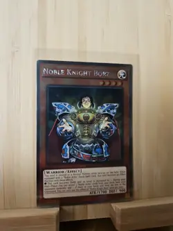 Noble Knight Borz NKRT-EN009 Platinum Rare Limited Edition YuGiOh - Image 3