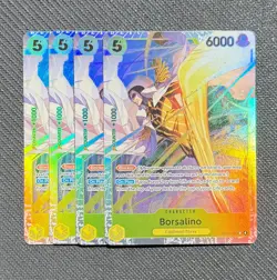 One Piece Borsalino EB04-058 SR Playset (x4) Adventure on Kami's Island NM - Image 1