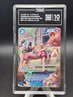 2024 One Piece Japanese OP07 Donqiuxote Doflamingo SP TAG 10 - Image 1
