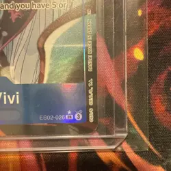 One Piece TCG Nefeltari Vivi 25th Anniversary SR Alternate Art EB02-026 ENG/NM - Image 5