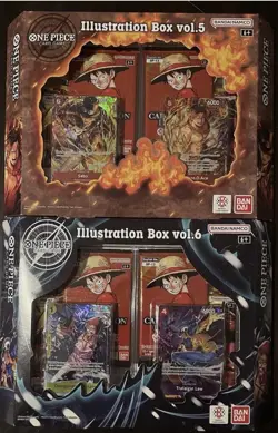 One Piece Illustration Box Vol 5 + Vol 6 Lot Set Of 2 Sealed QTY PRB-02 OP-13 - Image 1