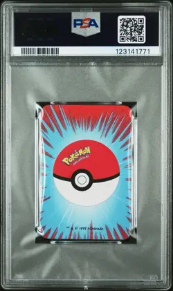 1999 BICYCLE POKEMON MINI PLAYING CARDS RED DECK JACK OF SPADES SLOWBRO PSA 10 - Image 2