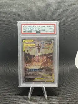 Pokemon TCG Espeon & Deoxys GX SM240 Black Star Promo Holo Card PSA 9 - Image 1