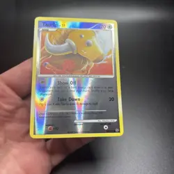 Tauros Reverse Holo Common Platinum 98/127 Pokemon Vintage Card NM -j - Image 3