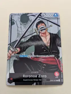 Roronoa Zoro - (Alternate Art) PR One Piece Promotion Cards OP01-001 LP - Image 1
