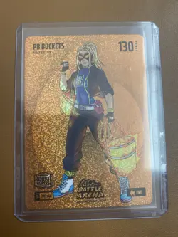 Bo Jackson Battle Arena PB Buckets First Edition Rookie Foil Card #130 Fire 2023 - Image 1